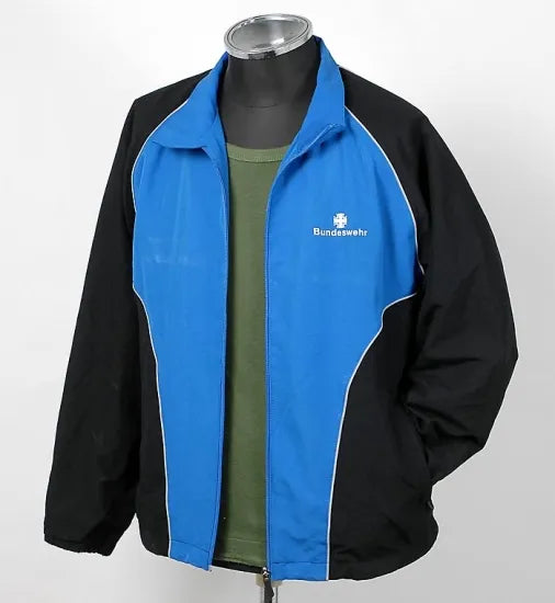 ドイツ軍 ブラック/ブルー 後期型 フィジカルトレーニングジャケット USED G23U=
