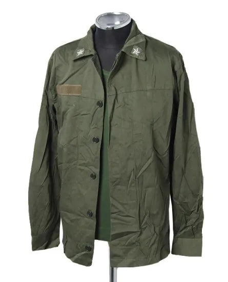 イタリア軍 OD フィールドシャツ USED E34U=