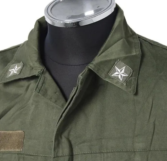 イタリア軍 OD フィールドシャツ USED E34U=