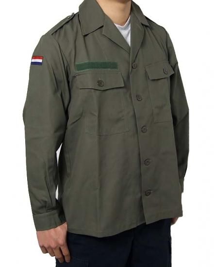 (11/29まで特価)オランダ軍 KL ファティーグシャツ 新品 D11N-