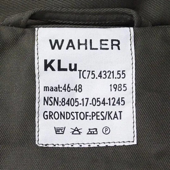 (11/29まで特価)オランダ軍 KL ファティーグシャツ 新品 D11N-