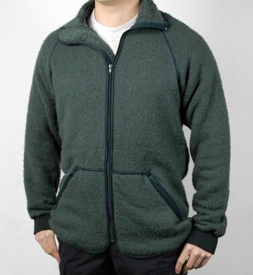 オランダ軍 グリーン HELLY HANSEN/ヘリーハンセン ボアフリース ライナージャケット USED