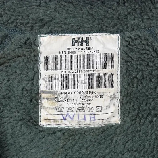 オランダ軍 グリーン HELLY HANSEN/ヘリーハンセン ボアフリース ライナージャケット USED