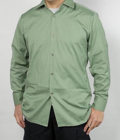 チェコ軍 ライトグリーン M-21 プレーン サービスシャツ 新品 E96N-