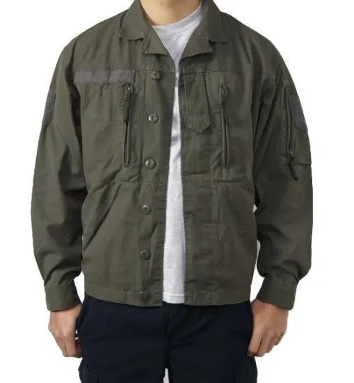 オーストリア軍 OD リップストップ コンバットジャケット USED =