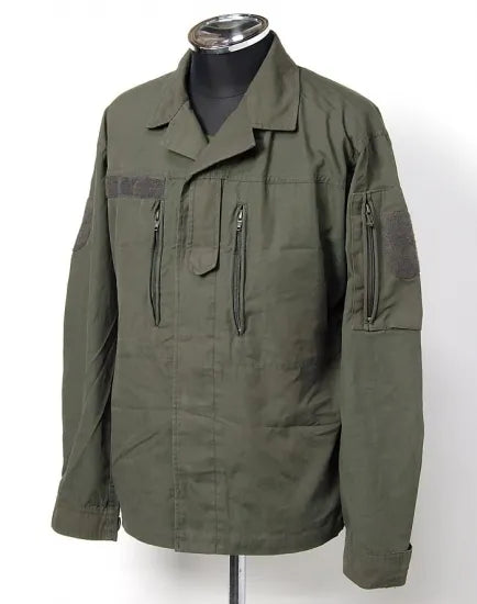 オーストリア軍 OD リップストップ コンバットジャケット USED =
