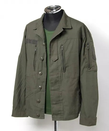 オーストリア軍 OD リップストップ コンバットジャケット USED =