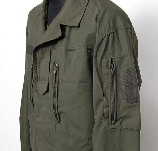 オーストリア軍 OD リップストップ コンバットジャケット USED =