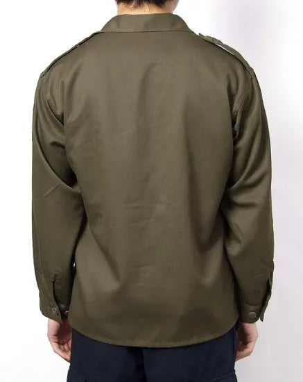 オーストリア軍 厚手 ワッペン付 ファティーグシャツ USED E74UW-