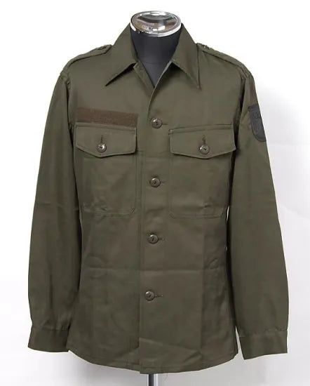 オーストリア軍 厚手 ワッペン付 ファティーグシャツ USED E74UW-