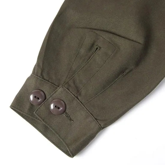 オーストリア軍 厚手 ワッペン付 ファティーグシャツ USED E74UW-