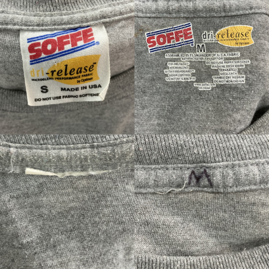 アメリカ軍 U.S.ARMY グレー 前期型 IPFU トレーニング Tシャツ USED T45U-