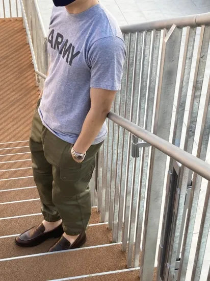 アメリカ軍 U.S.ARMY グレー 前期型 IPFU トレーニング Tシャツ USED T45U-