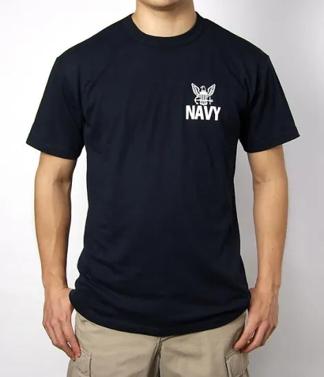 U.S.NAVY ブラック SOFFE ミリタリーTシャツ 新品 T56NV-