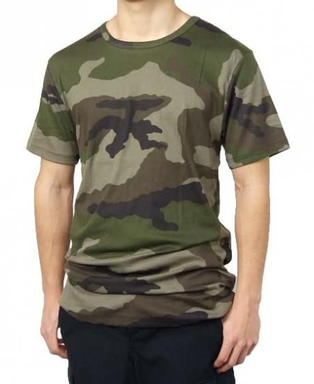 フランス軍 PETIT BATEAU/プチバトー CCE カモフラージュ Tシャツ 新品 T86N-