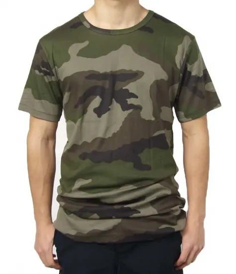 フランス軍 PETIT BATEAU/プチバトー CCE カモフラージュ Tシャツ 新品 T86N-