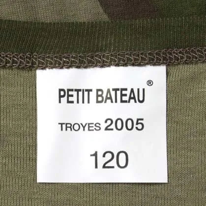フランス軍 PETIT BATEAU/プチバトー CCE カモフラージュ Tシャツ 新品 T86N-