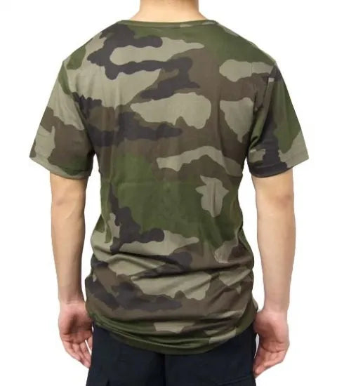 フランス軍 PETIT BATEAU/プチバトー CCE カモフラージュ Tシャツ 新品 T86N-