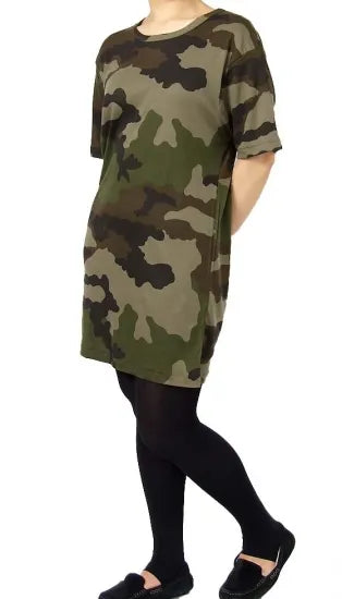 フランス軍 PETIT BATEAU/プチバトー CCE カモフラージュ Tシャツ 新品 T86N-