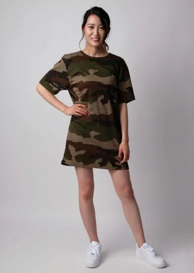 フランス軍 PETIT BATEAU/プチバトー CCE カモフラージュ Tシャツ 新品 T86N-