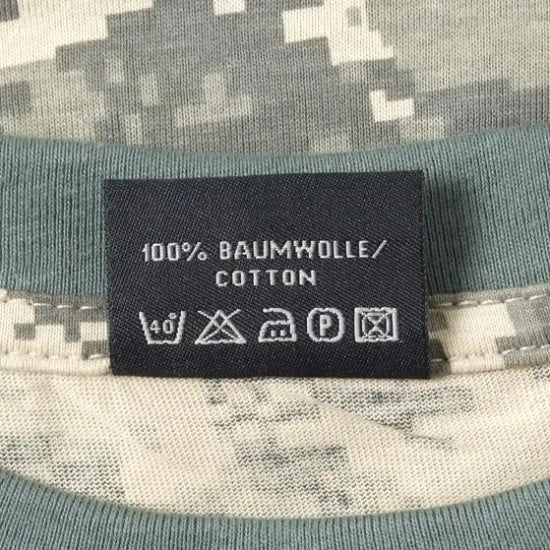 特別特価 U.S. ACU デジタルカモ ミリタリー長袖Tシャツ 新品 T40LN-