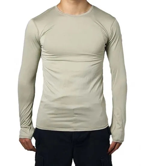 【スモール特価】アメリカ軍 サンド ECWCS GEN3 LEVEL1 ロングTシャツ 新品 T59KN-SB-