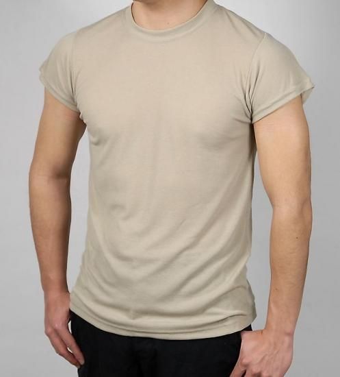【スモール特価】アメリカ軍 サンド PolarMAX サーマルTシャツ 新品 T44N-MX-