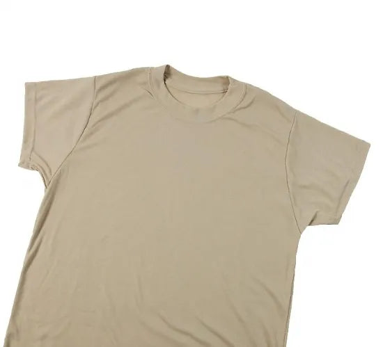 【スモール特価】アメリカ軍 サンド PolarMAX サーマルTシャツ 新品 T44N-MX-
