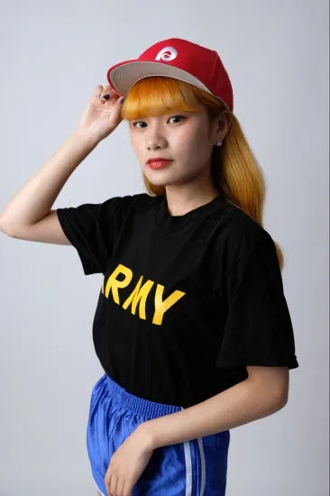 アメリカ軍 U.S.ARMY ブラック 後期型 APFU トレーニングTシャツ USED T45BU-