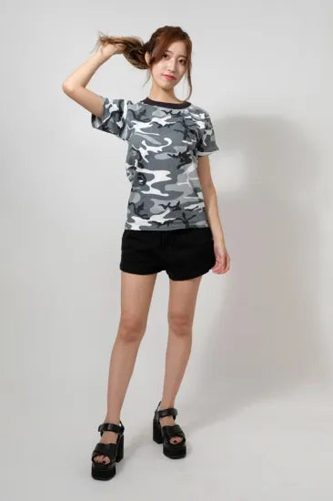 【キッズサイズ特価】アメリカ キッズ シティーカモ ミリタリーTシャツ 新品 T31K-