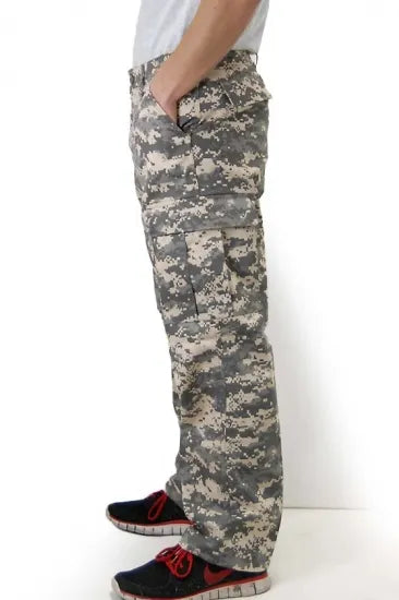 U.S. ACU デジタルカモ フロントジッパー コンバットパンツ 新品 134NAZ=