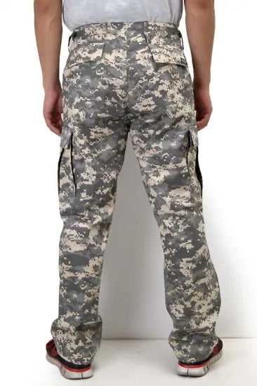 U.S. ACU デジタルカモ フロントジッパー コンバットパンツ 新品 134NAZ=