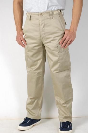 U.S. ベージュ コンバットパンツ 新品 121N=