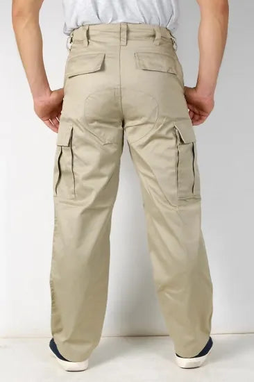 U.S. ベージュ コンバットパンツ 新品 121N=