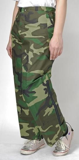 【スモール特価】アメリカ軍 ウッドランドカモ GORE-TEX ECWCS オーバーパンツ 新品 160N-SB=