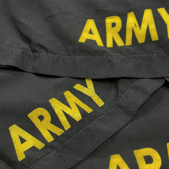 アメリカ軍 U.S.ARMY ブラック 後期型 APFU トレーニング ショートパンツ USED PT-SHORTS-GU-