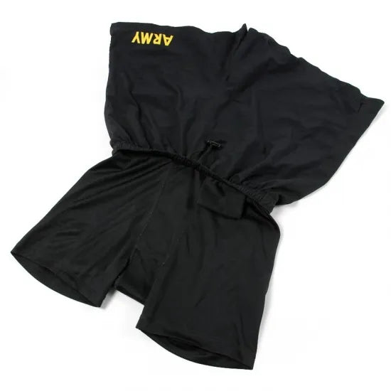 アメリカ軍 U.S.ARMY ブラック 後期型 APFU トレーニング ショートパンツ USED PT-SHORTS-GU-
