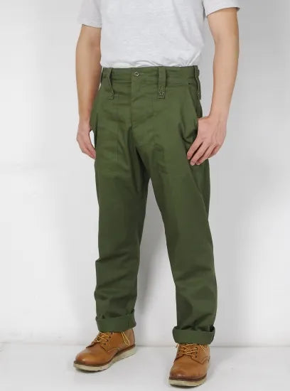 イギリス軍 OD ベイカーパンツ 新品 201NB-