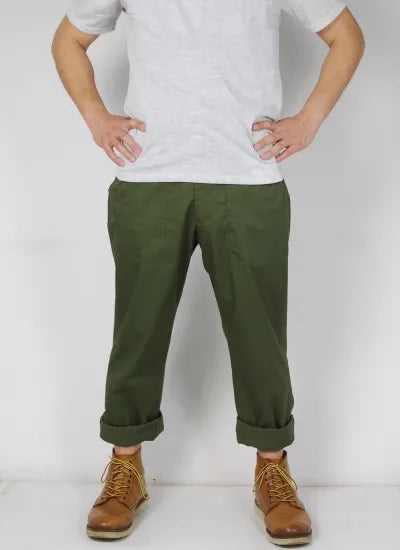 イギリス軍 OD ベイカーパンツ 新品 201NB-