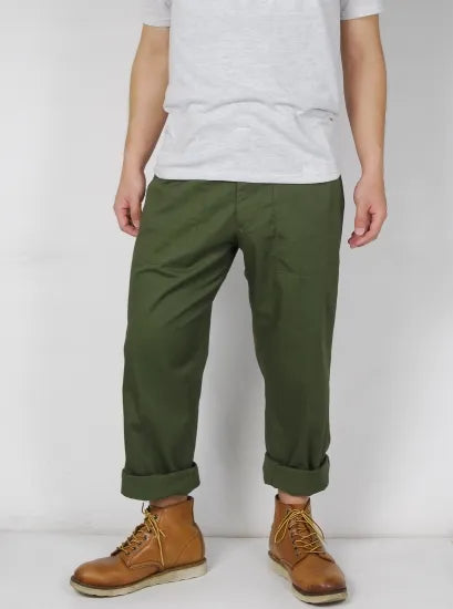 イギリス軍 OD ベイカーパンツ 新品 201NB-