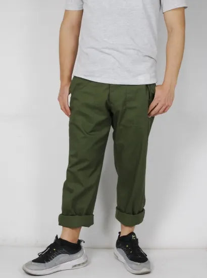 イギリス軍 OD ベイカーパンツ 新品 201NB-