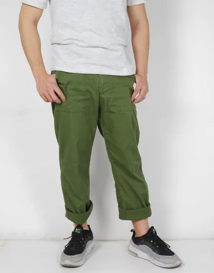 イギリス軍 OD ベイカーパンツ USED 201UB-