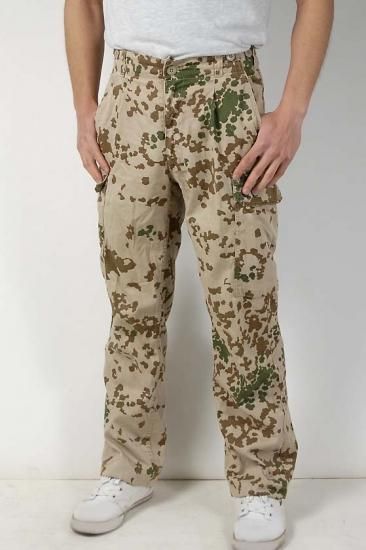 ドイツ軍 デザートフレクターカモ カーゴパンツ USED 307U=