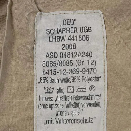 ドイツ軍 デザートフレクターカモ カーゴパンツ USED 307U=