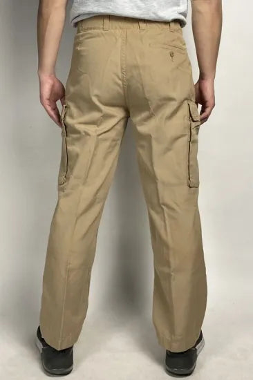 ドイツ海軍 NAVY ベージュ アラミド デッキ カーゴパンツ USED 302U=