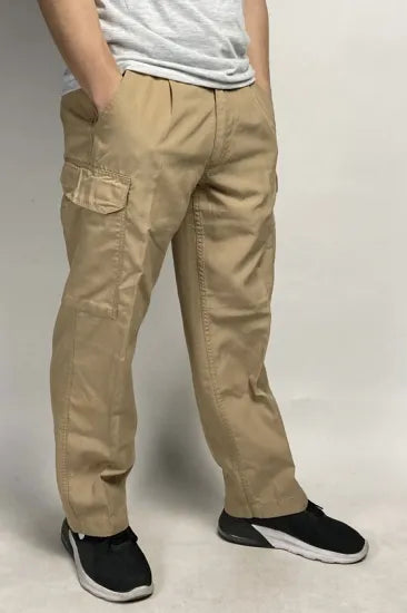 ドイツ海軍 NAVY ベージュ アラミド デッキ カーゴパンツ USED 302U=