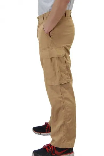 ドイツ海軍 NAVY ベージュ アラミド デッキ カーゴパンツ USED 302U=