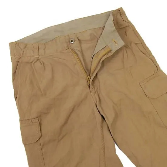 ドイツ海軍 NAVY ベージュ アラミド デッキ カーゴパンツ USED 302U=