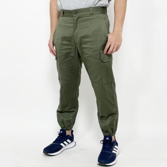 フランス軍 OD F-2 パラシュートパンツ 新品 421N=