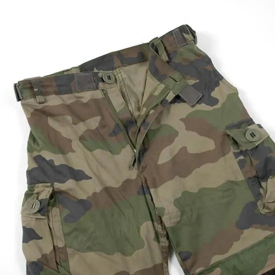 フランス軍 CCE カモフラージュ KNEE PKT バトルパンツ USED 440KU=